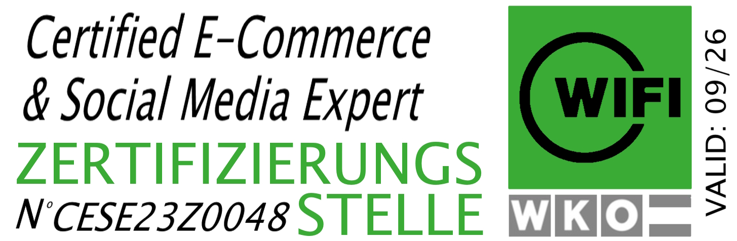 Certified E-Commerce und Social Media Expert