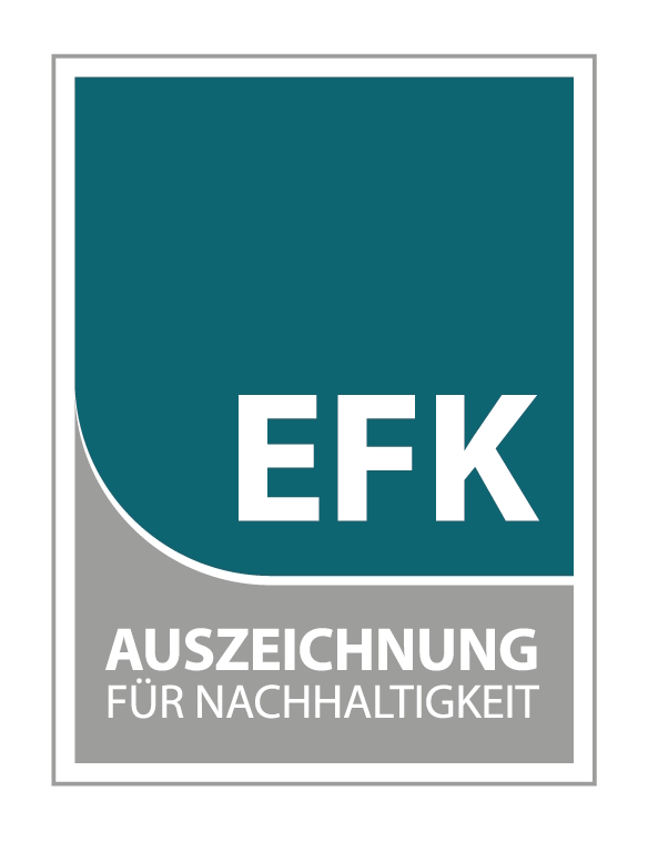 EFK Auszeichnung für Nachhaltigkeit