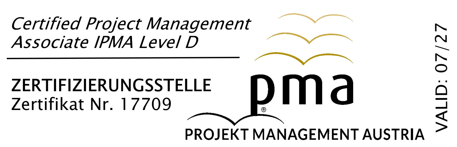 Certified Project Management Associate IPMA Level D
